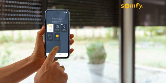 Rollladensteuerung per Handy-App von Somfy
