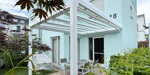 Terrazza Pure Glasdach mit Markise